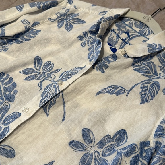 Tommy Bahama Reverse Print Button Down - Picture 6 of 7